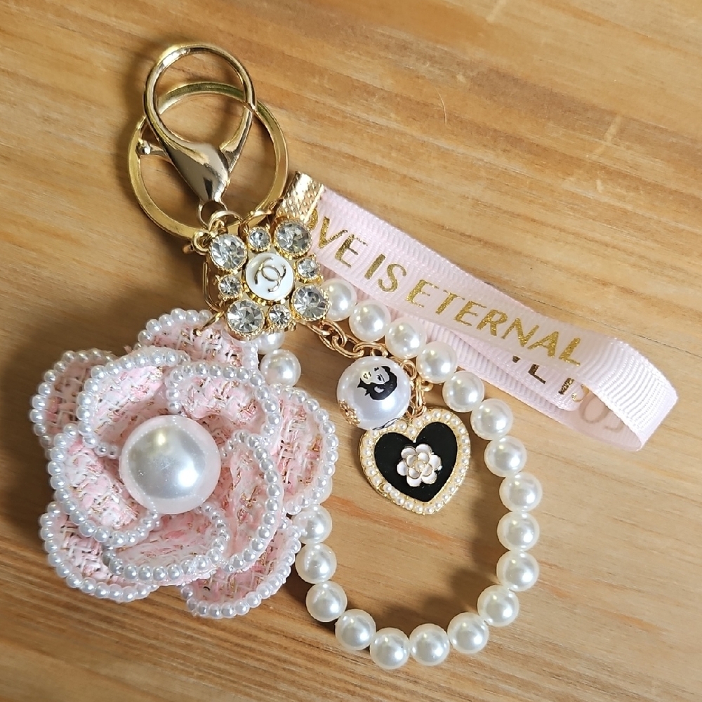 Lux Floral Bag Charm